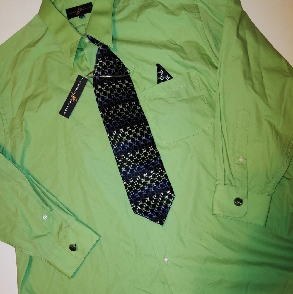 NWT Giorgio Brutini Dress Shirt Tie XL